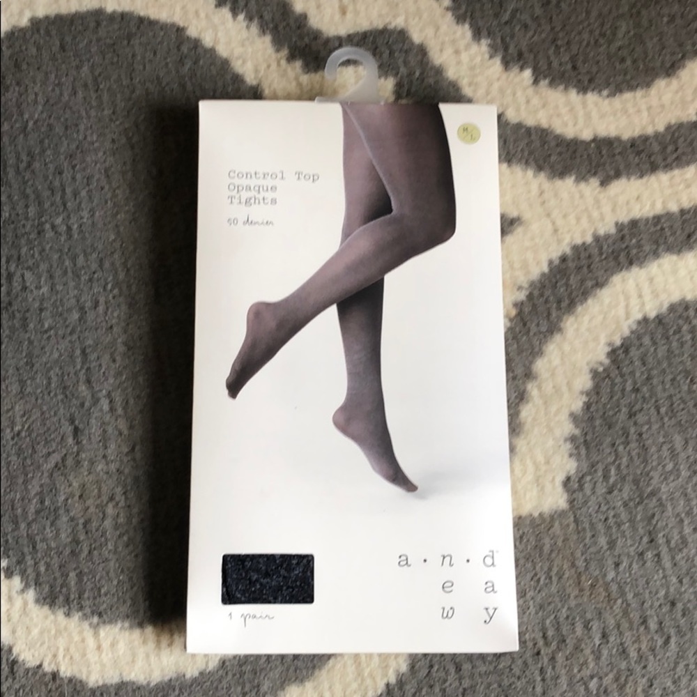 Control top opaque tights M/L